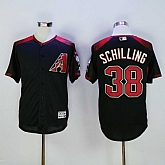 Diamondbacks 38 Curt Schilling Black Flexbase Jersey Sguo,baseball caps,new era cap wholesale,wholesale hats